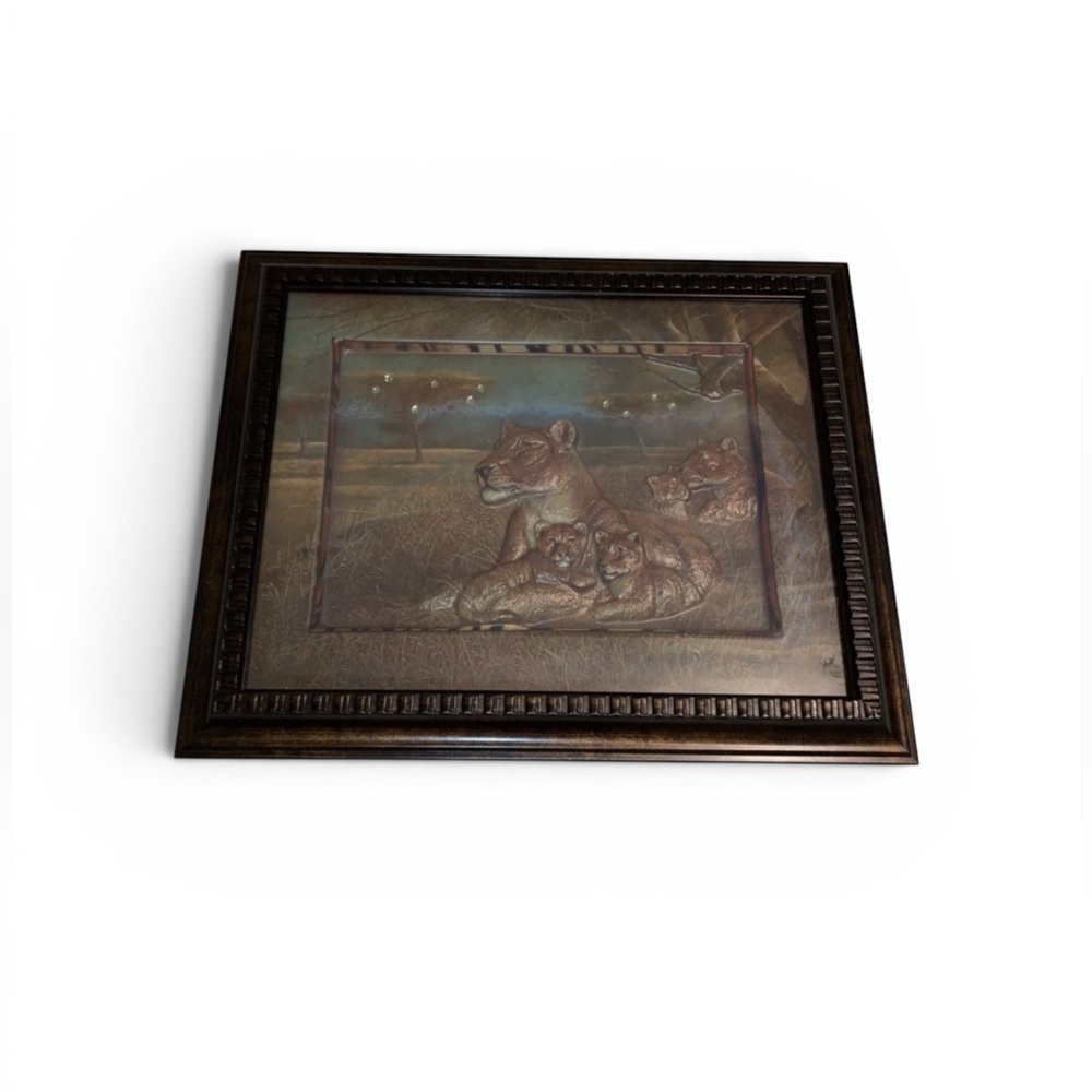 Wall Art - Lions 16.5x13.5in